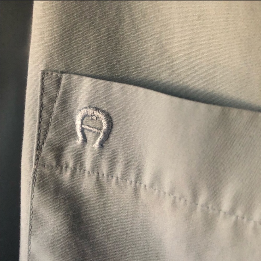 Vintage Etienne Aigner dress shirt -baby blue 16.5